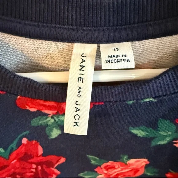 American Girl x Janie and Jack Wrapped in Roses Party Top 12 Puff Sleeves - Picture 4 of 8